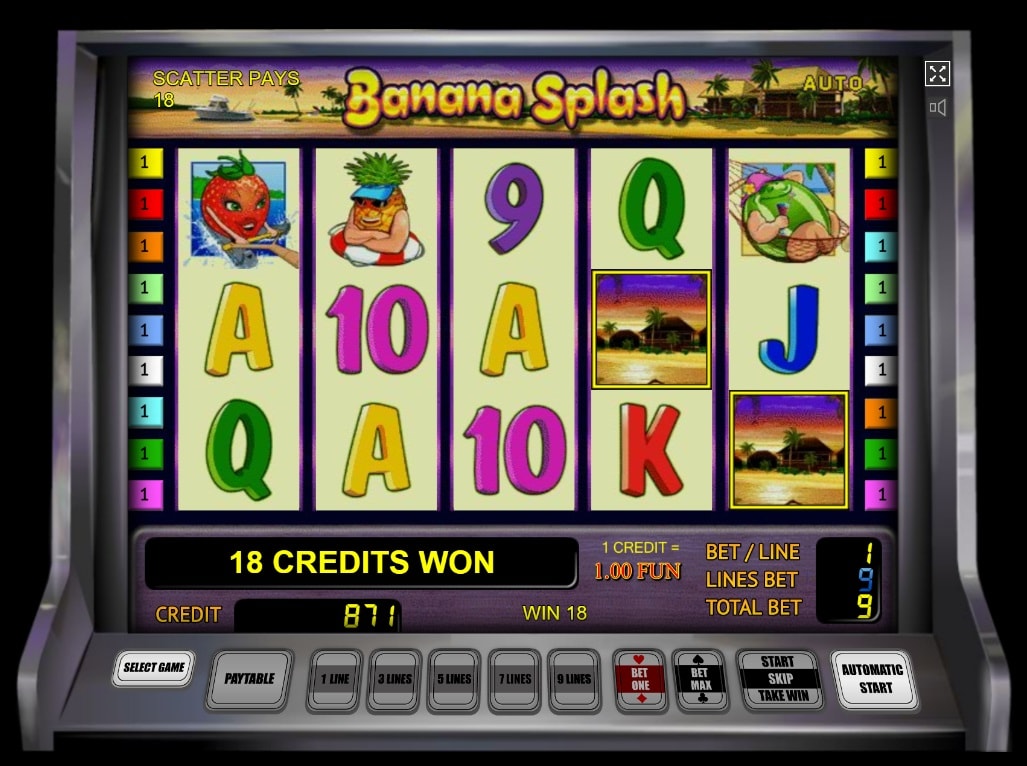игровой автомат Banana Splash